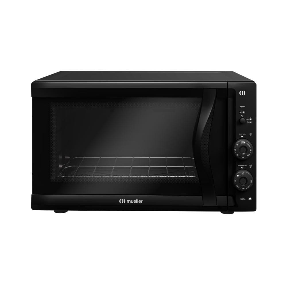 Forno Elétrico de Bancada Mueller 50L com Grill Dourador 1800W Preto Fosco 127V - MFB50F