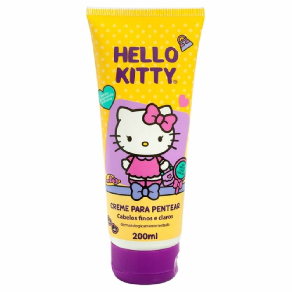 Creme para Pentear Hello Kit Cabelos Finos e Claros Cia da Natureza 200ml