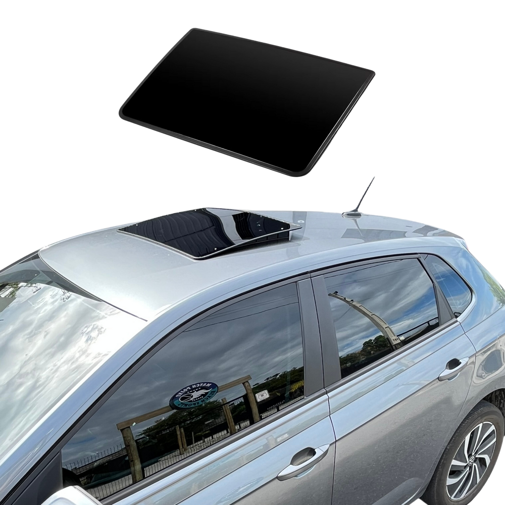 Teto Solar Universal Preto Metálico Carro Camionete Van SUV