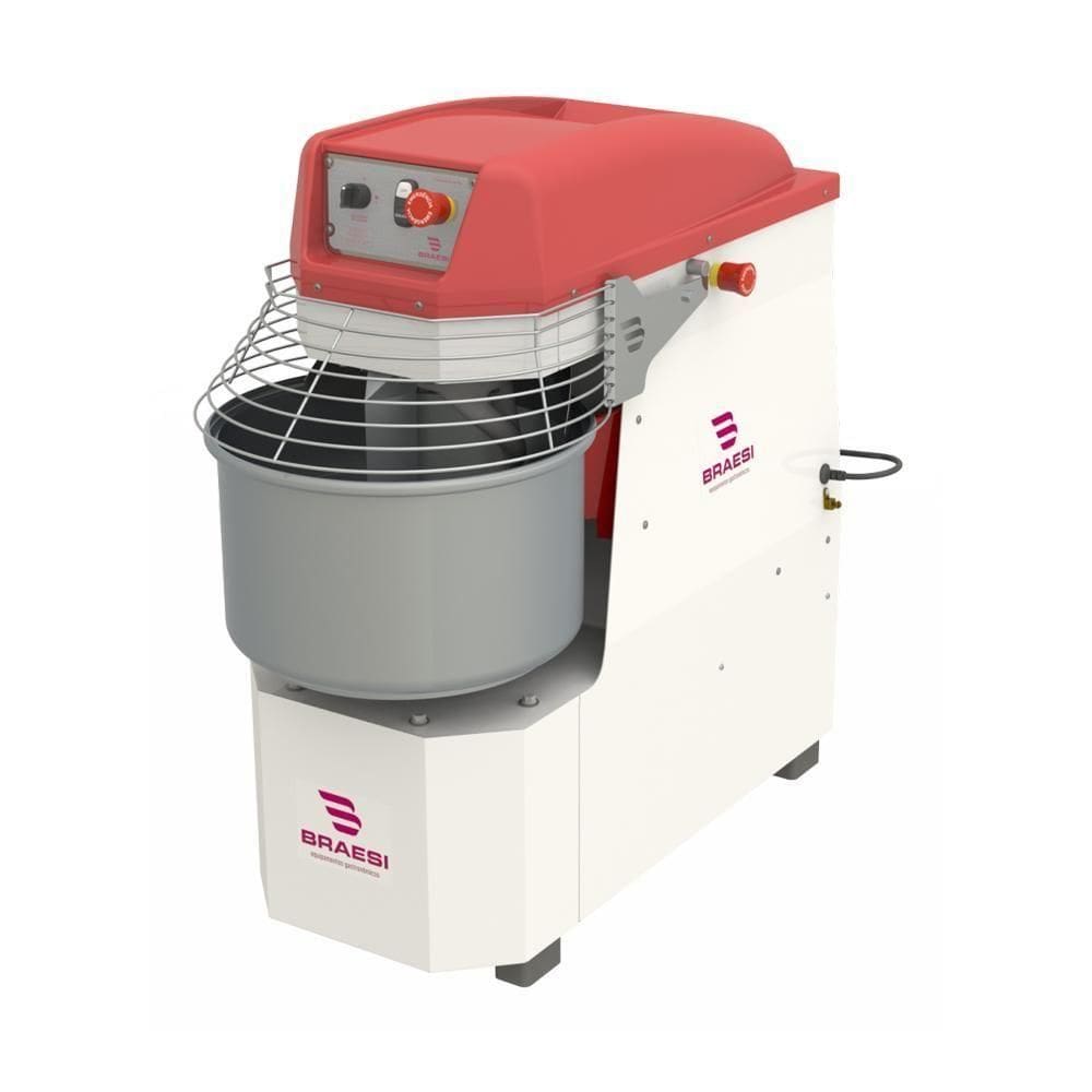Amassadeira Espiral Industrial 25kg 2 Velocidades Trifásico Motor 2,5CV AES-25 G3 Braesi 380T