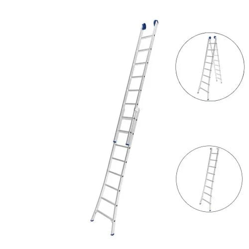 Escada Aluminio Extra Dupla 16D 2,46X4,21 2X8 Mor