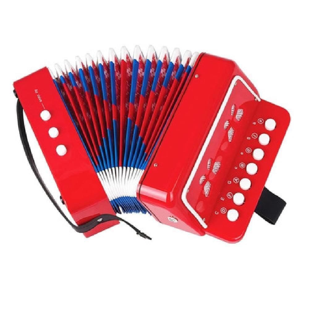 Sanfona Infantil 3 Baixos Acordeon Mini Gaita Estilo Profissional