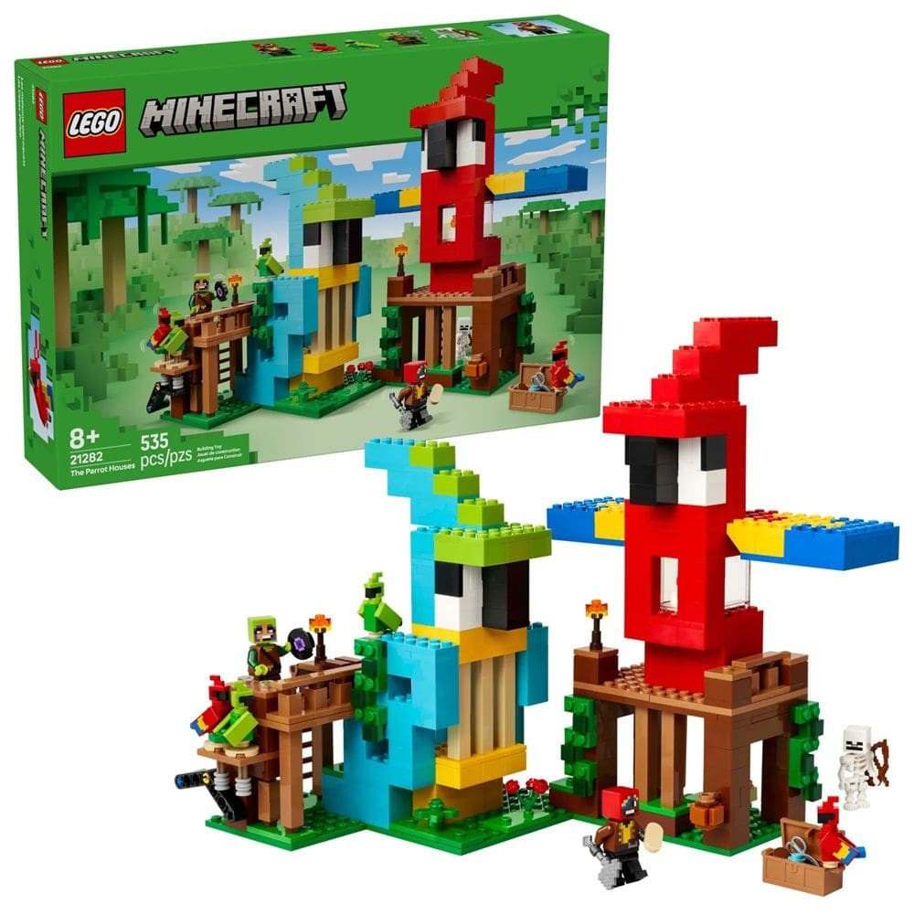 Lego Minecraft As Casas dos Papagaios - 21282