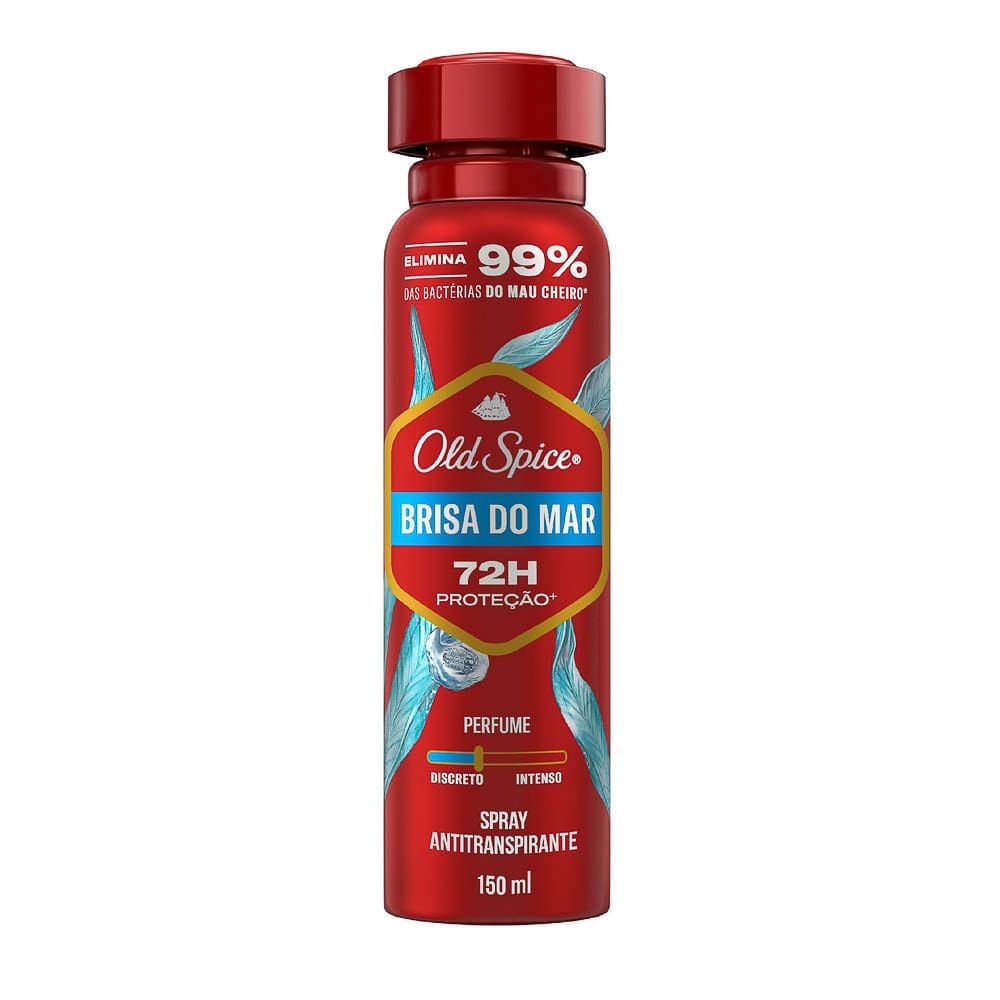 Desodorante Old Spice Brisa do Mar Aerossol 72h Antitranspirante 150ml