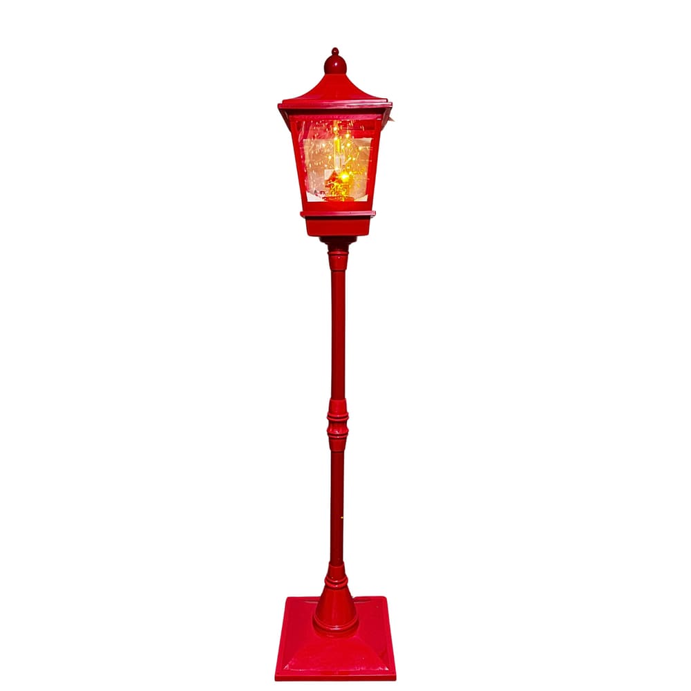 Poste De Natal C/ Musica E Neve VM 1.85CM NTD26006