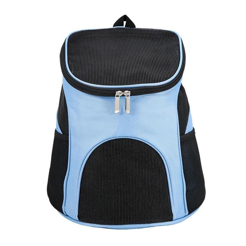 Mochila Passeio Caes Gatos Bolsa Transporte Pet Dog Bag Viagem Canguru Cachorros Petshop Azul