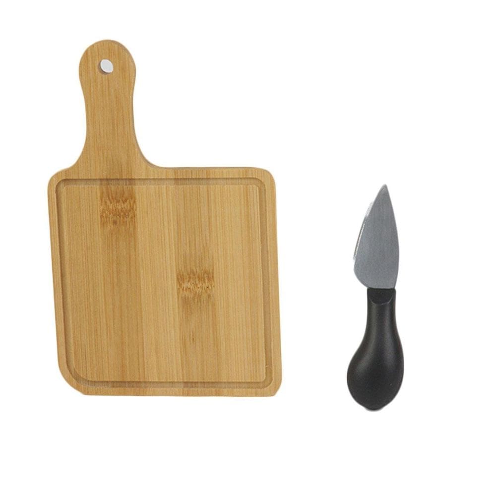 Conjunto Para Queijos e Frios Bambu 2 Pçs Tábua - Tudo em Caixa