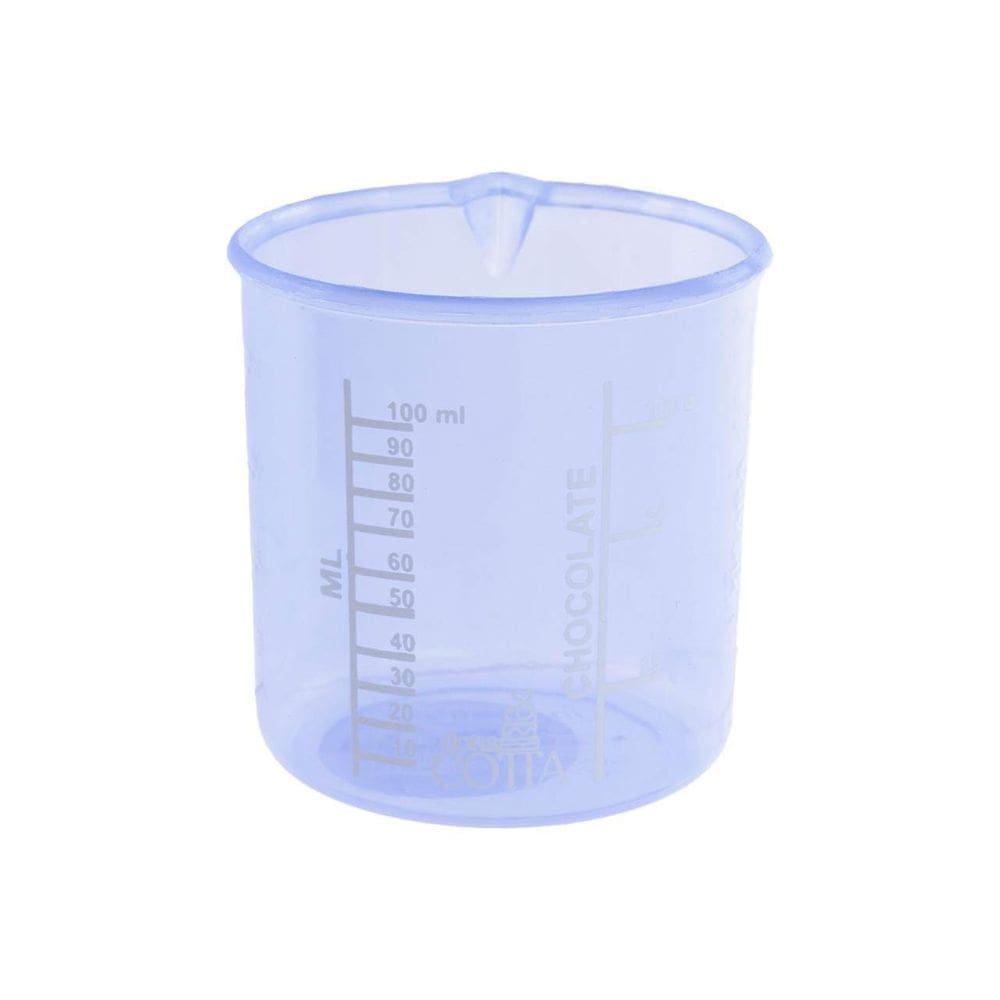 Copo Medidor de Plástico 100ml Azul - Tudo em Caixa