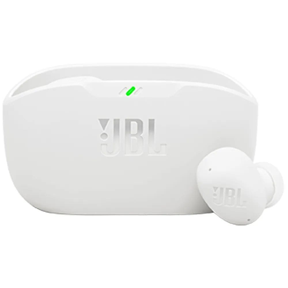 Fone Ouvido Bluetooth Sem Fio Wave Buds 2 Jbl Branco Branco