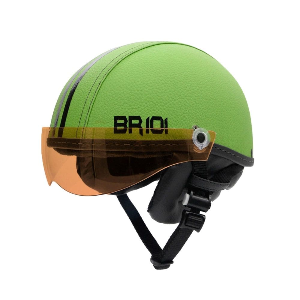 Capacete Bike/Scooter Coquinho Br 101 Verde Neon Vision Pp