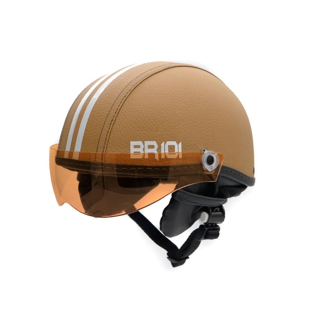 Capacete Bike/Scooter Coquinho Br 101 Creme Vision M