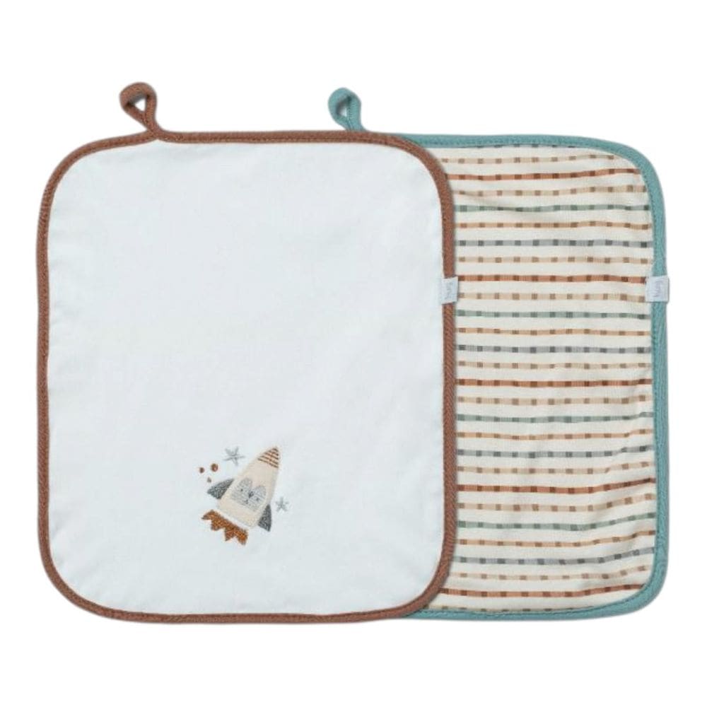 Kit 2 Babinhas Paninho de Boca Menino Matelasse Be Brave-Hug