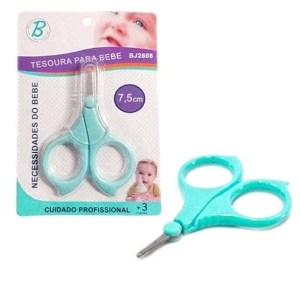Tesourinha Para Unha Do Bebê Ponta Redonda 7.5 cm - tesoura bebe - Cuidados Cortador - PANAMI