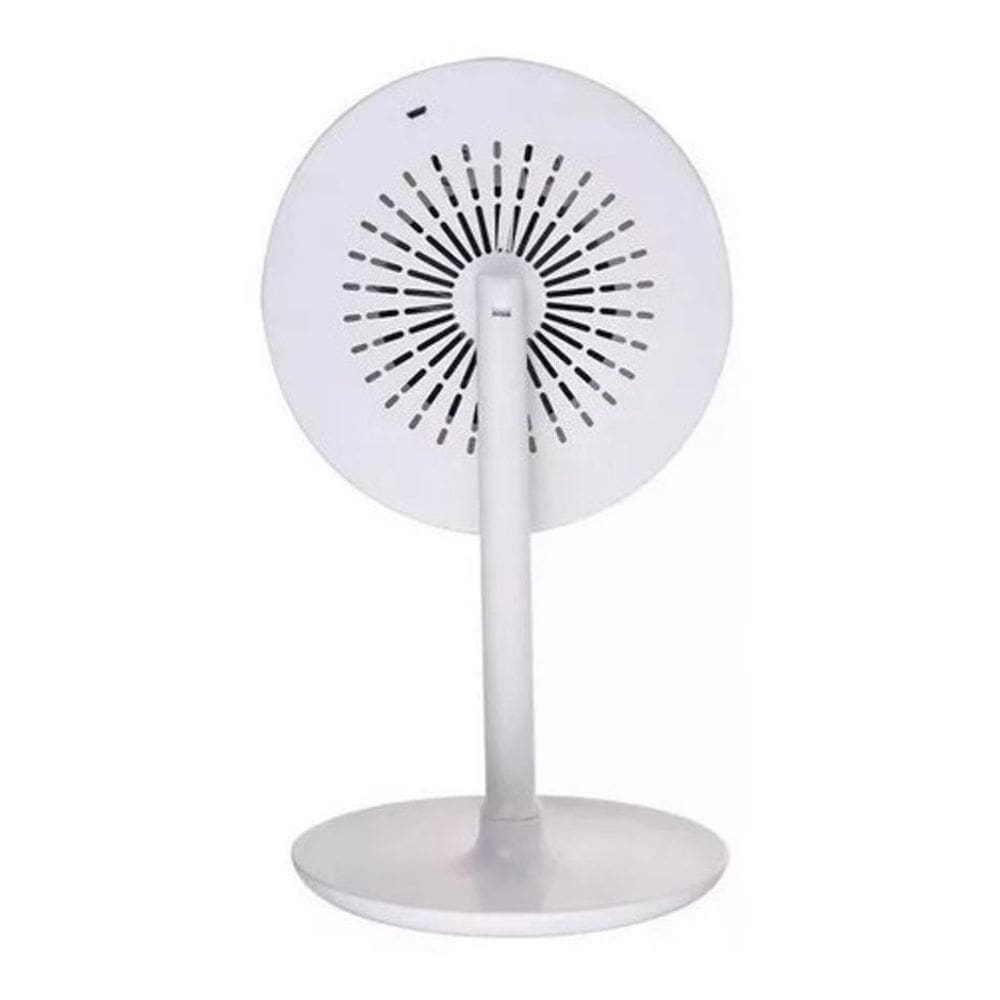 Espelho De Led Com Ventilador Mini Espelho Aumento Usb Pilha