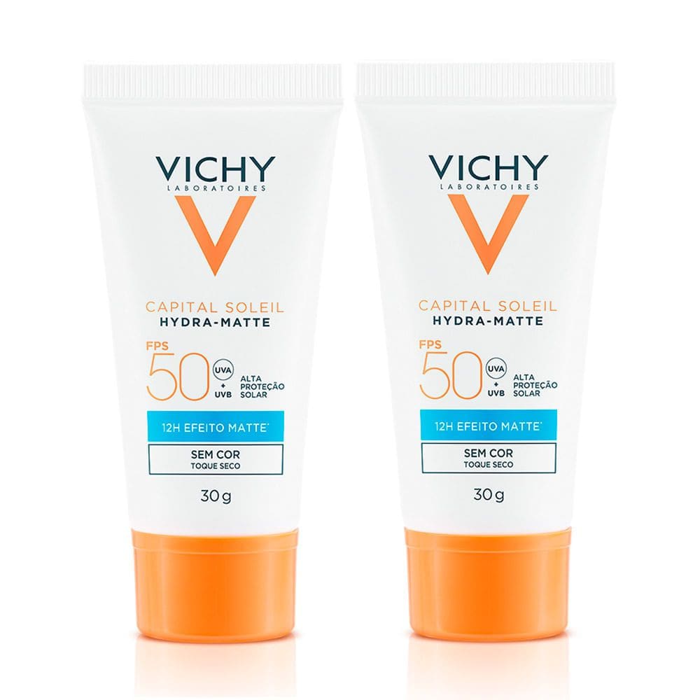 Kit 2 Vichy Capital Soleil Hydra-Matte FPS 50 30ml