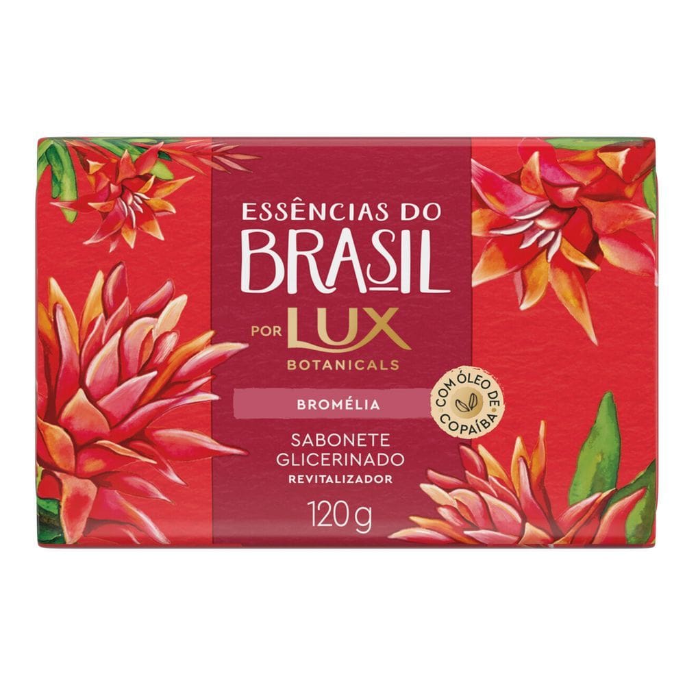 Sabonete em Barra Lux Essências do Brasil Bromélia 120g