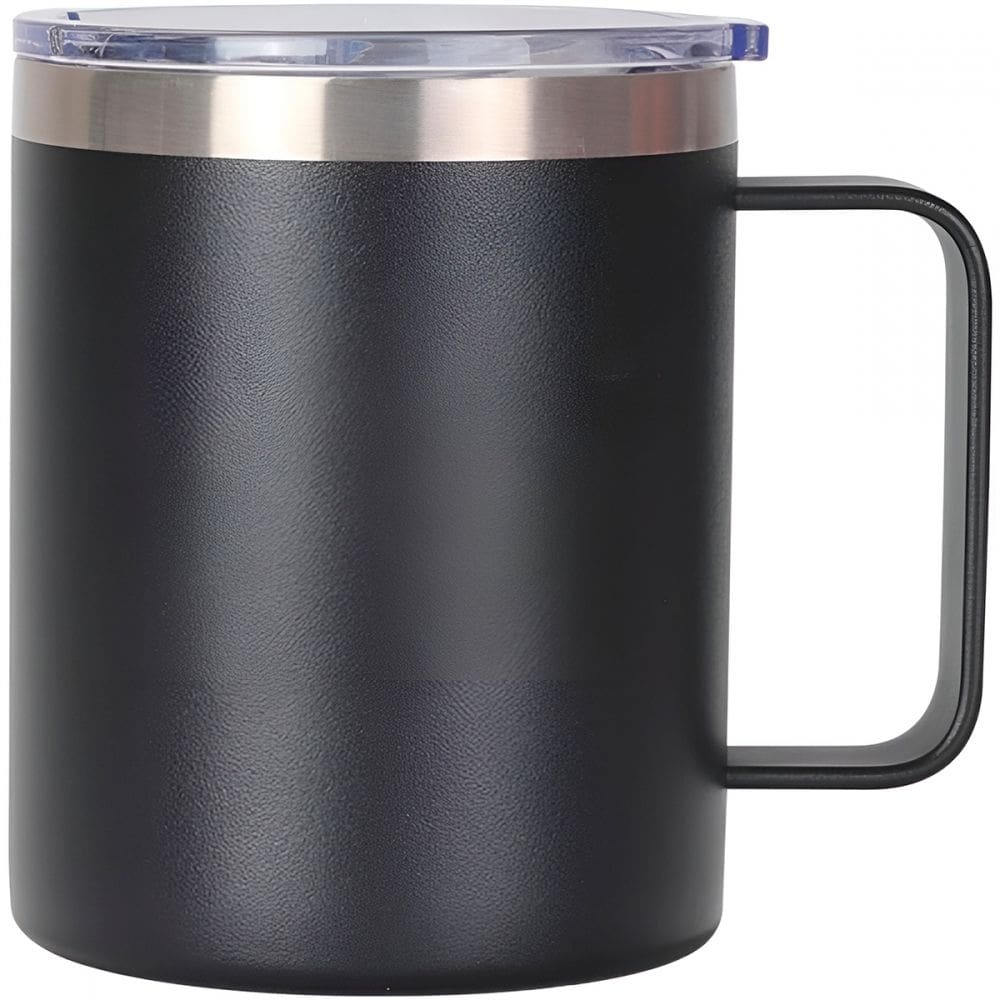 Copo Térmico Inox Preto 360ml: Ideal P/ Cerveja, Café e Bebidas Geladas!