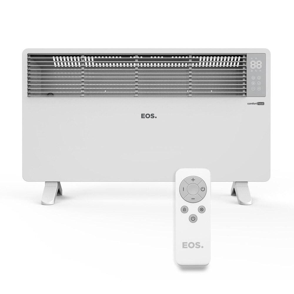 Aquecedor Elétrico EOS Comfort Heat com Painel Digital para Piso e Parede com Tecnologia Convector 2000W EAQ04 220V