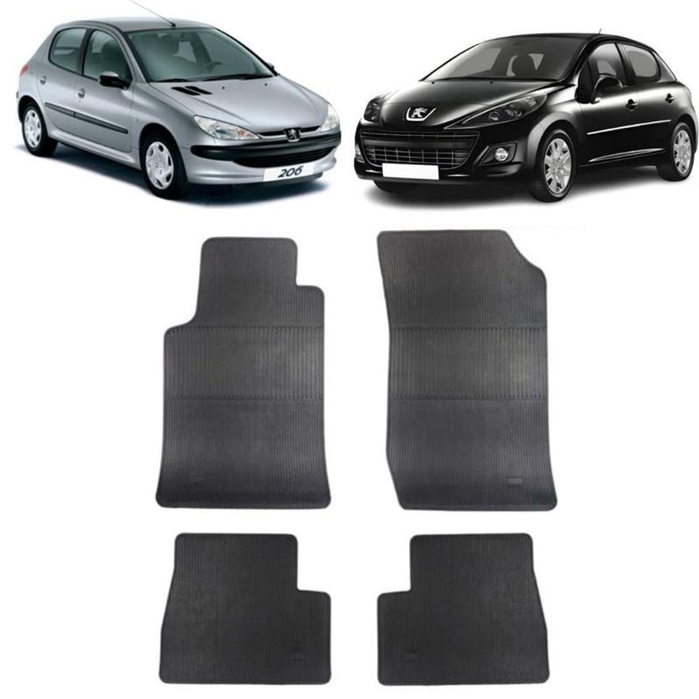 Tapete Borracha Peugeot   4 Peças