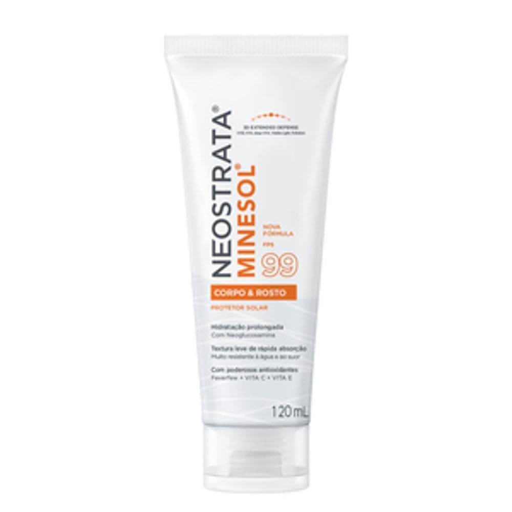 Protetor Solar NeoStrata Minesol Rosto e Corpo FPS 99 Fluido 120ml
