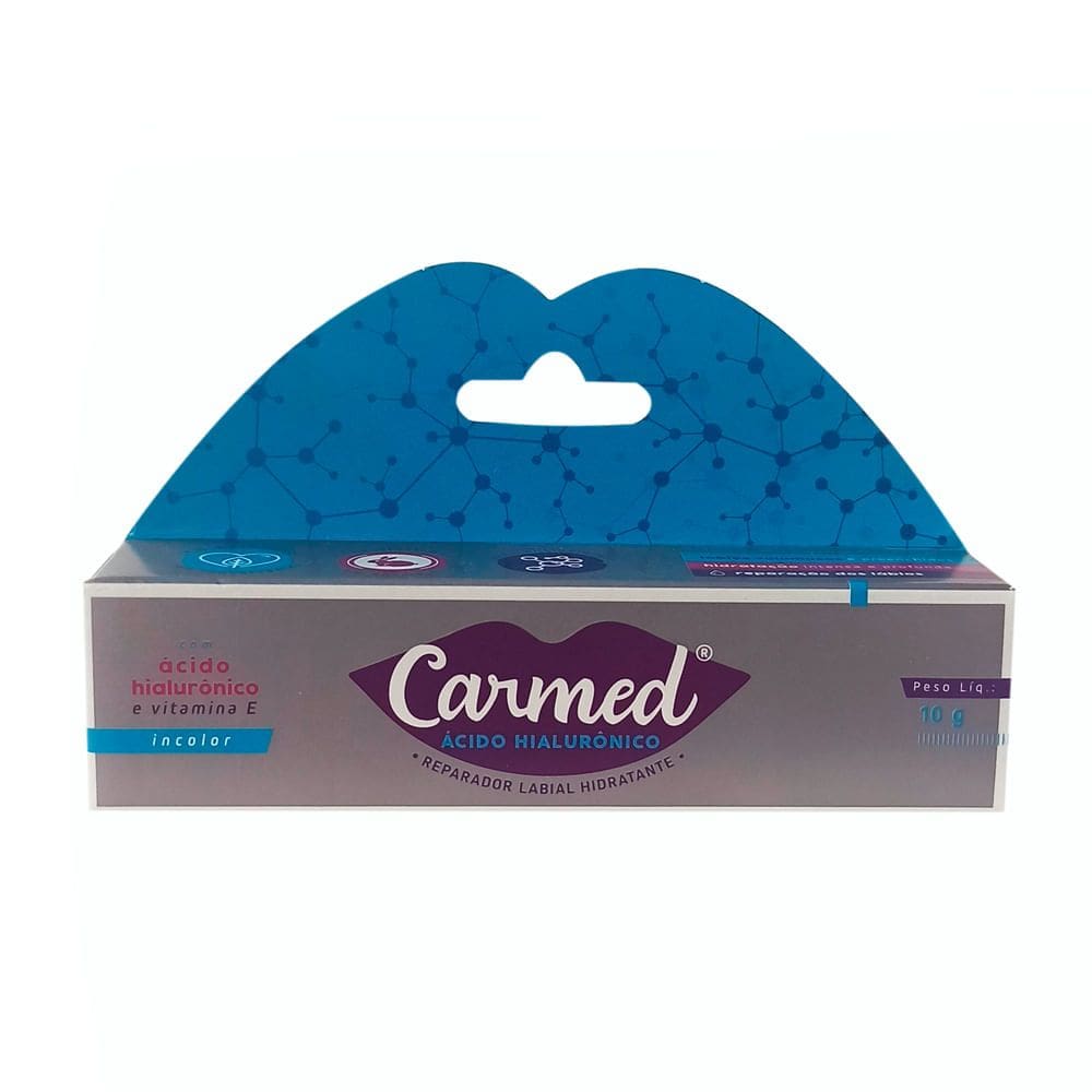 Hidratante Labial Carmed Ácido Hialurônico 10g