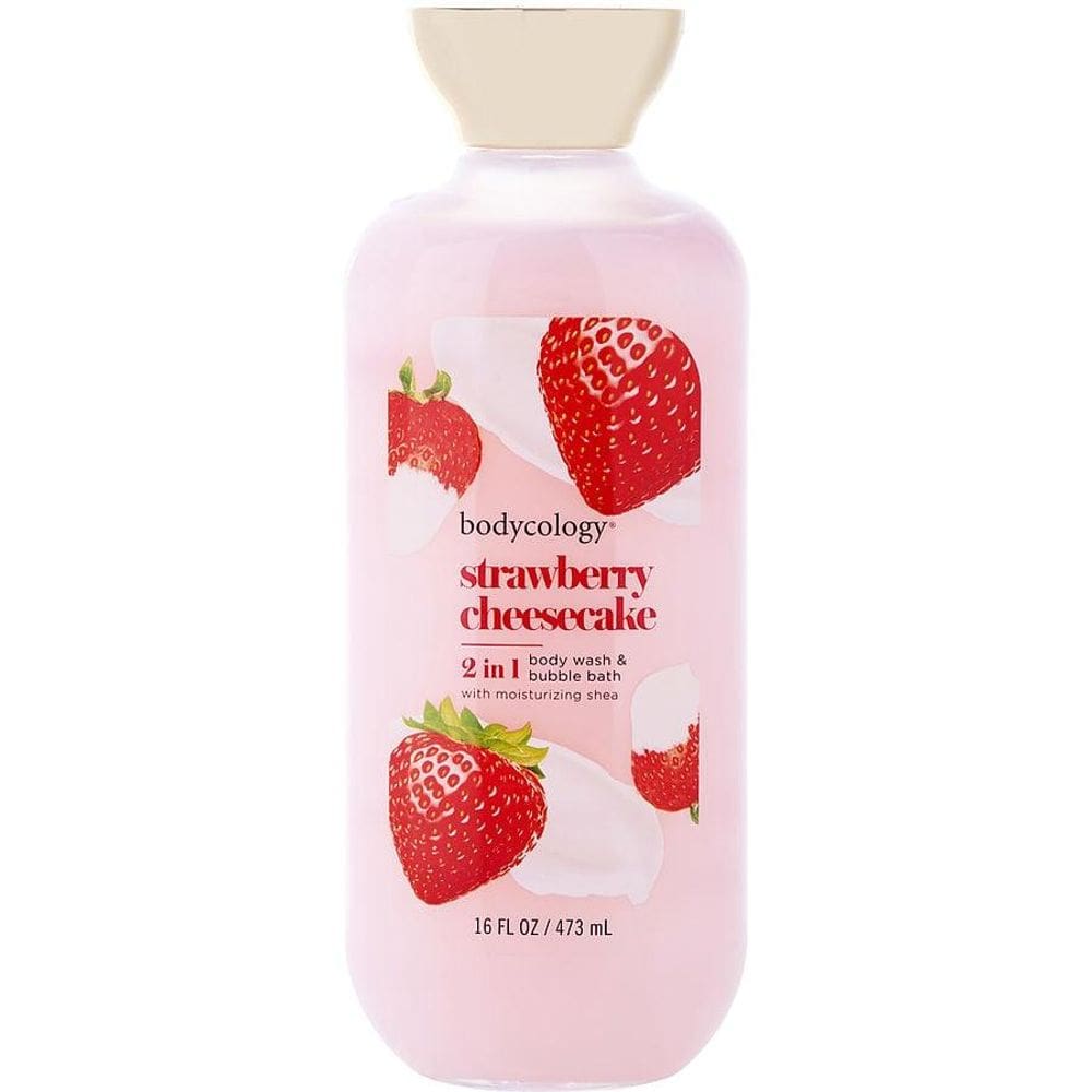 Sabonete Feminino Bodycology Strawberry Cheesecake Líquido 470 Ml