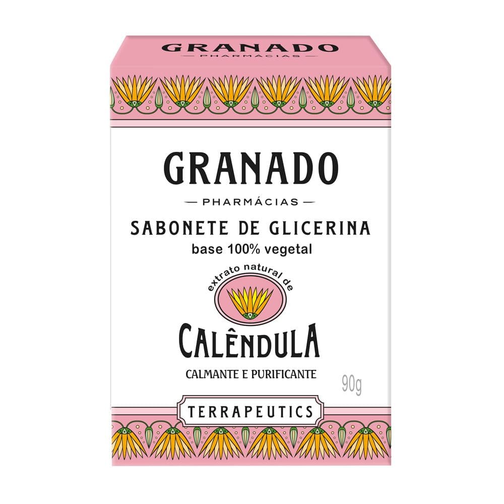 Sabonete em Barra de Glicerina Granado Terrapeutics Calêndula 90g