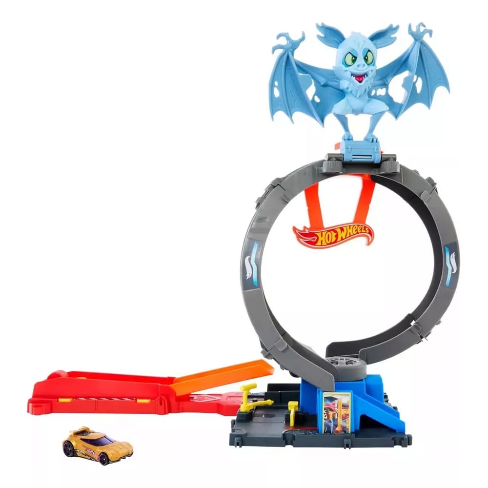 Pista Hot Wheels City Loop Ataque do Morcego Mattel HTN78