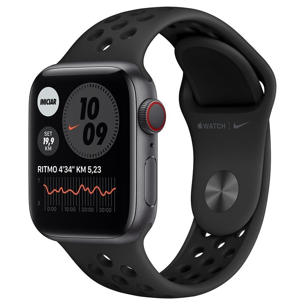 REEMBALADO: Apple Watch Series 6 40Mm CX CINZA Pulseira Esportiva Nike CZ-Carvão/PT