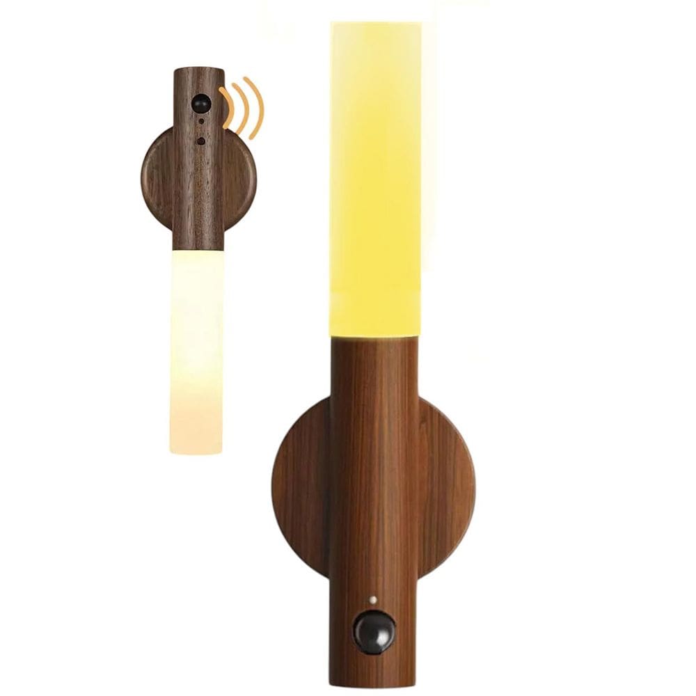 Luminaria Bastao Magnetico LED Sensor Presença Movimento