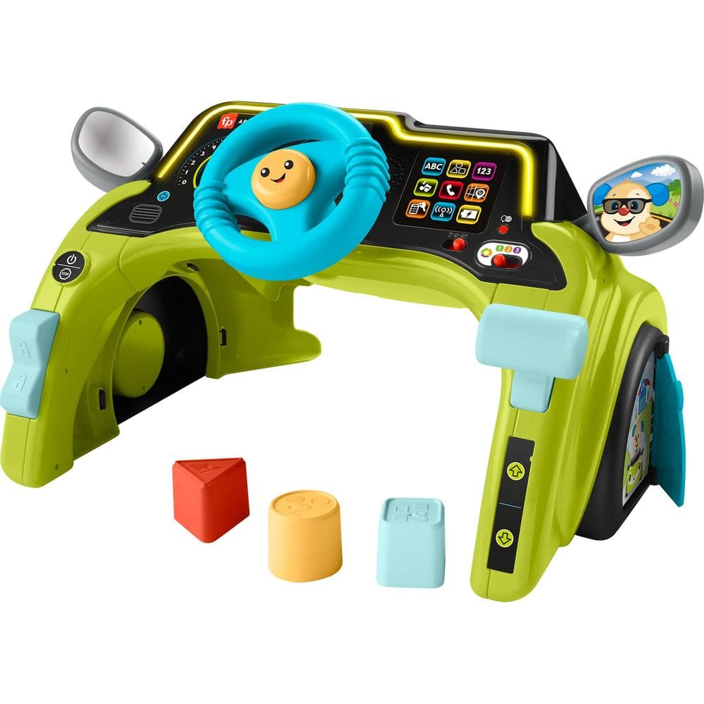 Brinquedo didático Fisher-Price Laugh & Learn Sit & Steer Driver