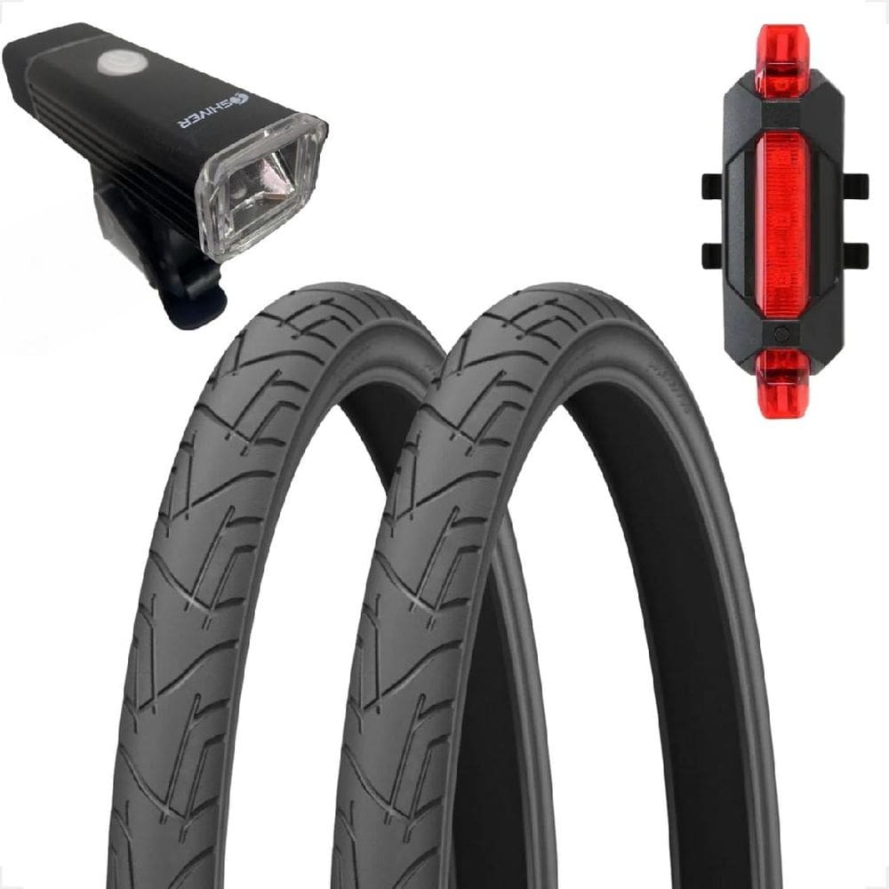 Par Pneu Bicicleta Praieiro Levorin Aro 24 X 1.95 Slick Bike infantil Balão urbano arame + Brindes