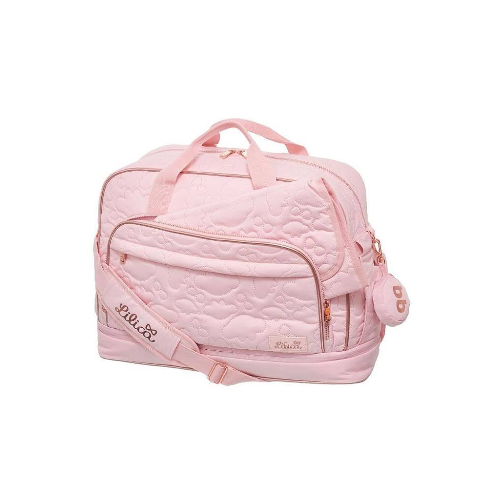 Bolsa Maternidade Grande Lilica Ripilica Little Shine Rosa