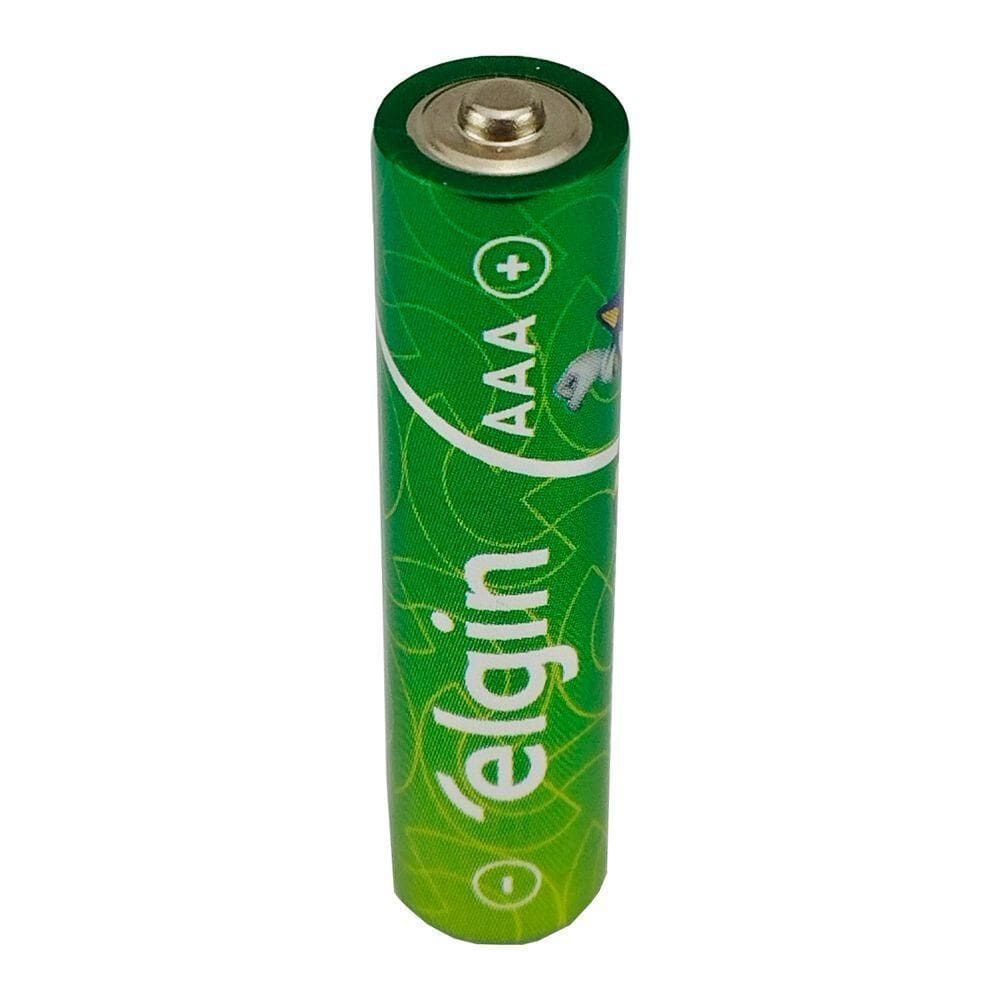 Pilha Alcalina Aaa Elgin Energy Lr03 1,5v Palito 10 Unidades