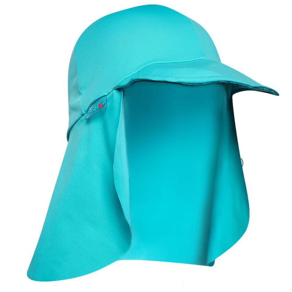 Boné Praia Legionário Bebê e Infantil Proteção UV 50+ Turquesa Tip Top