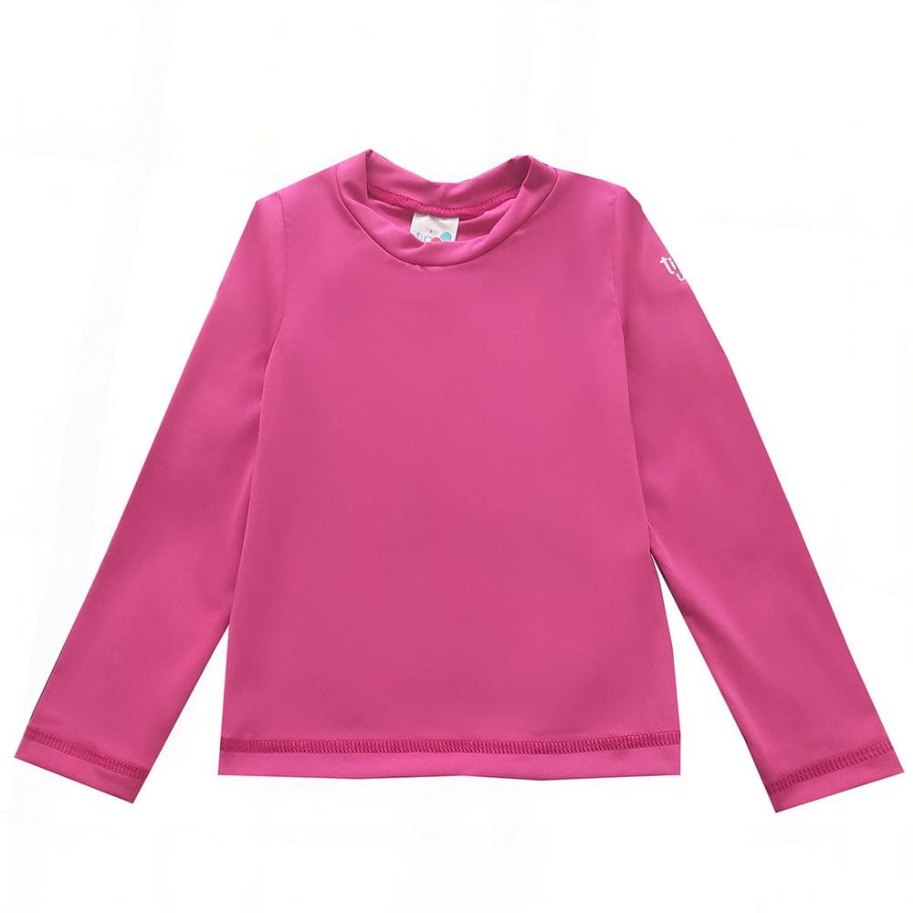 Camiseta de Praia Infantil Proteção UV 50+ Pink Tip Top