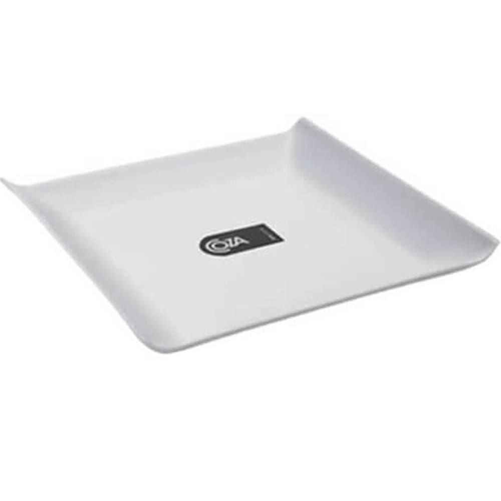 Kit 48 Pratos Restaurante Quadrados Cosy 16cm Mini Bandeja Servir Hotel Buffet