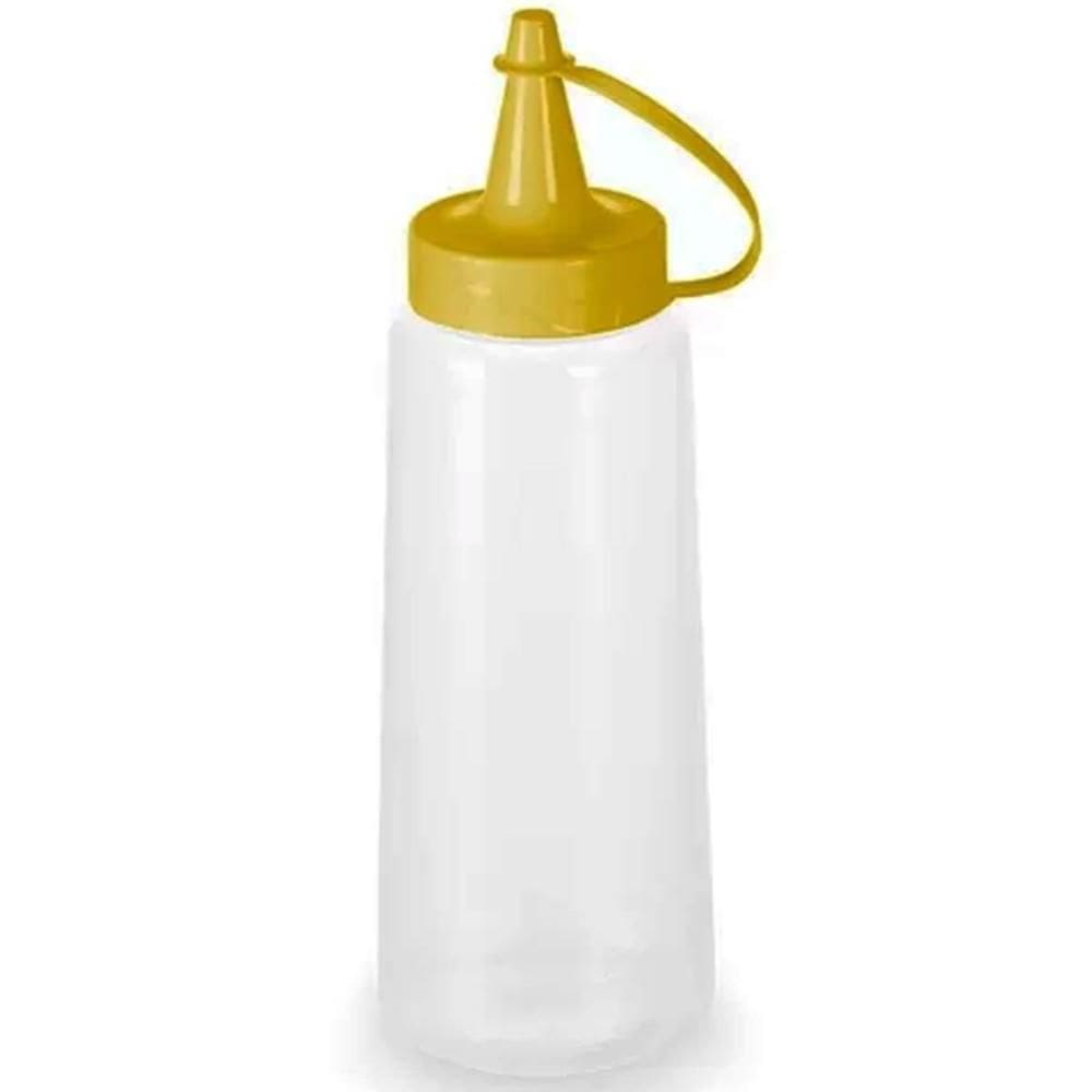 Bisnaga Plástica Plasvale 250ml Flexível para Molhos Mostard