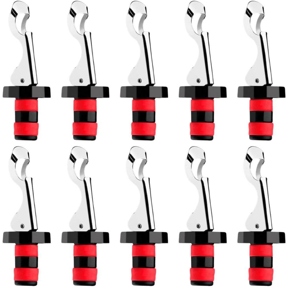 Kit 10 Tampas para Garrafa Acessórios para Vinho Abridor de