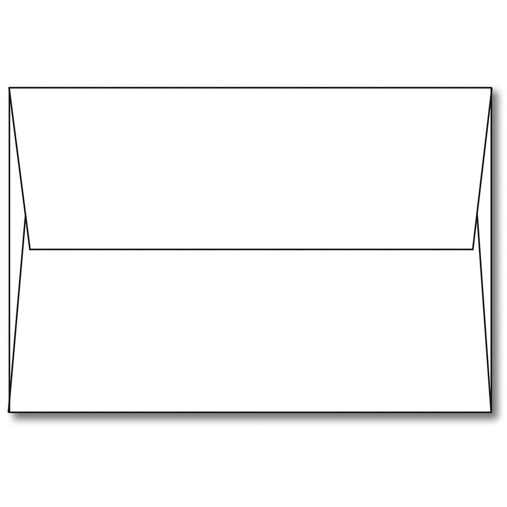 Envelope S Impressão superfina A1 branca com aba quadrada de 90 g/m²