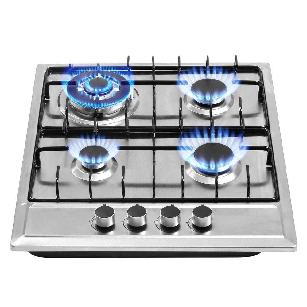 Fogão a gás forimo 4 queimadores de aço inoxidável de 60 cm com GN/GLP