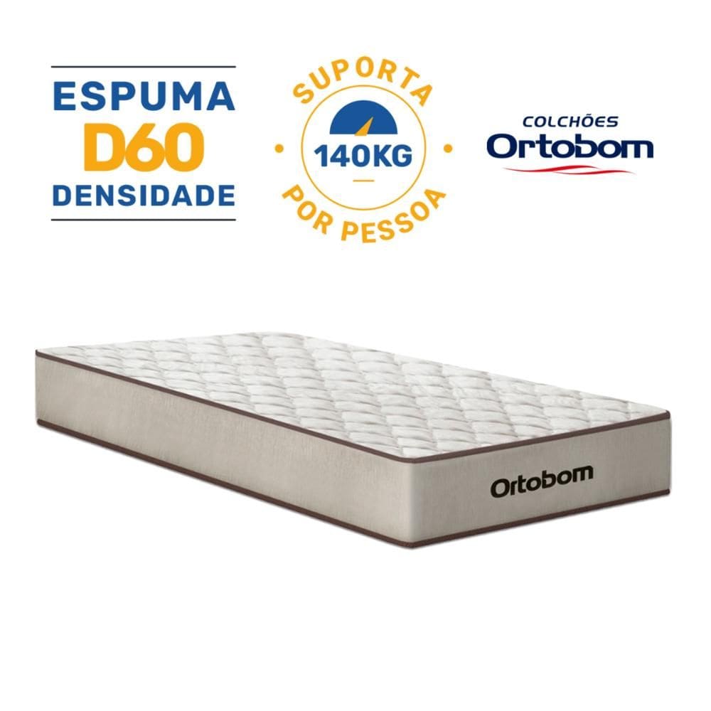 Colchão de Espuma D60 Ortobom Force Dream Solteiro 88cm