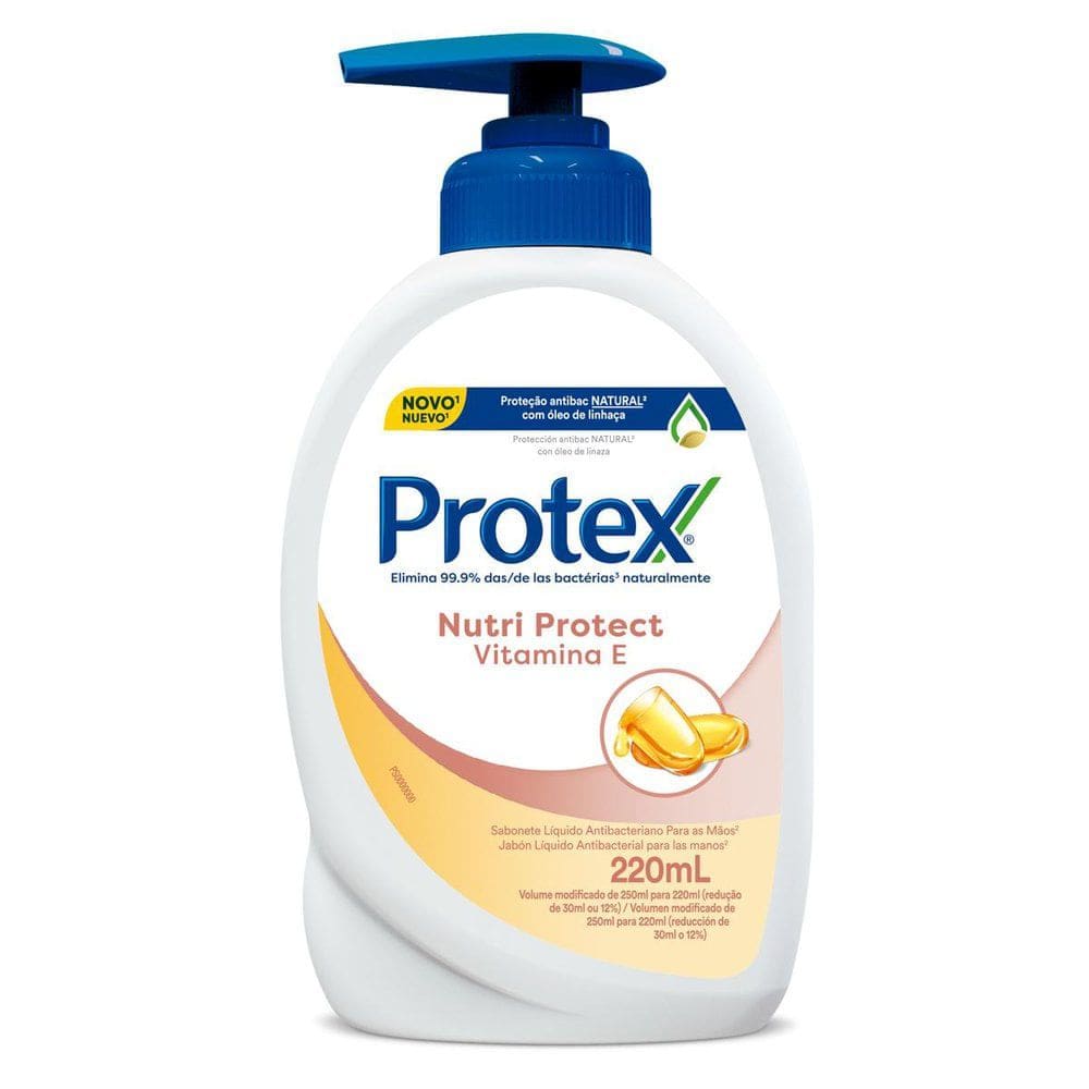 Sabonete Líquido Protex Nutri Protect Vitamina E 220ml