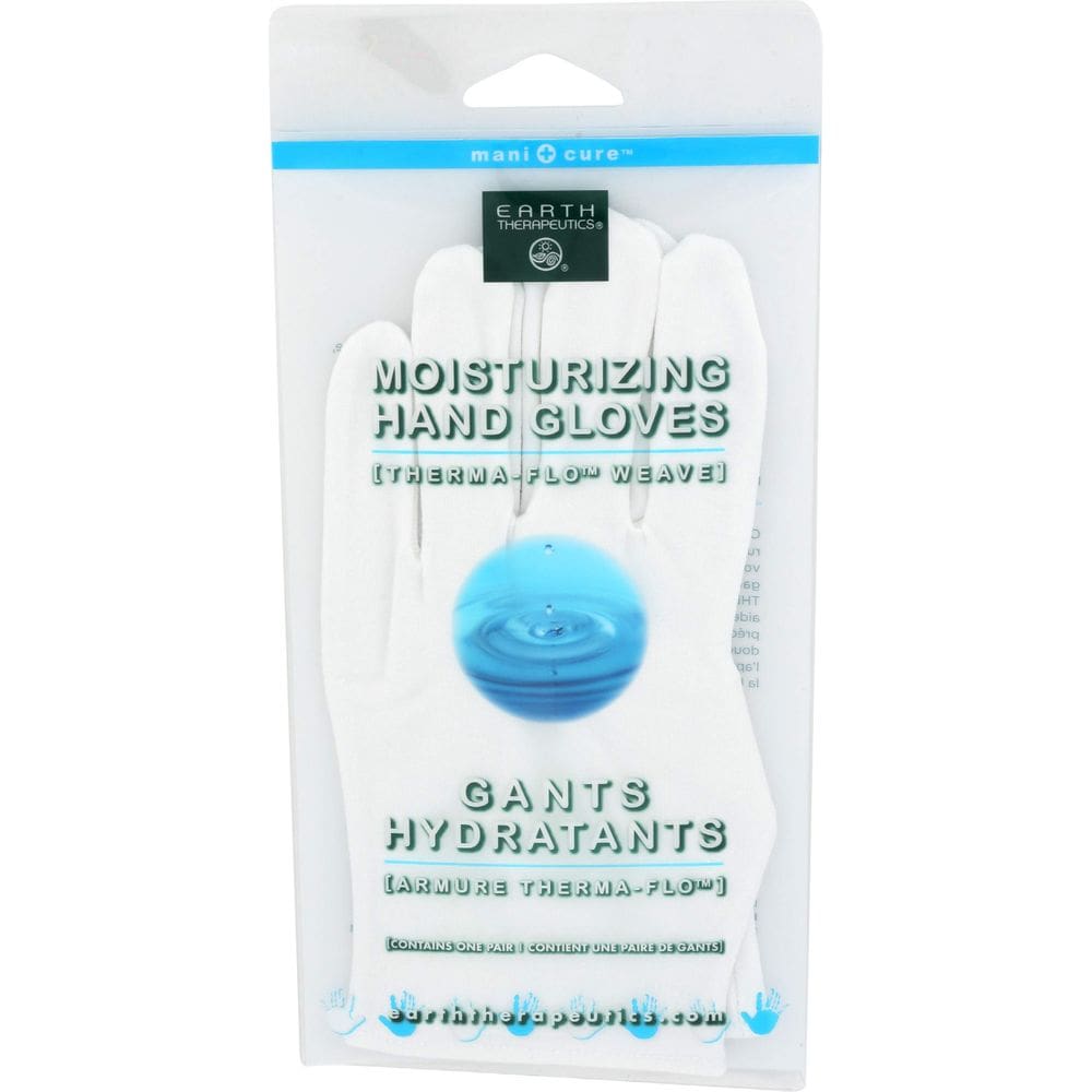 Luvas de mão hidratantes Earth Therapeutics White (1 par)