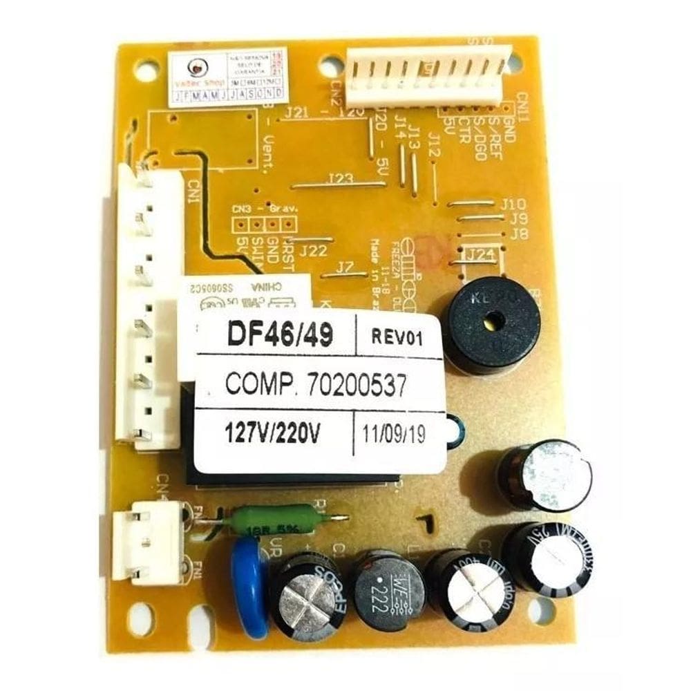 Módulo Placa Geladeira Electrolux Df46 Df49 70200537 Bivolt