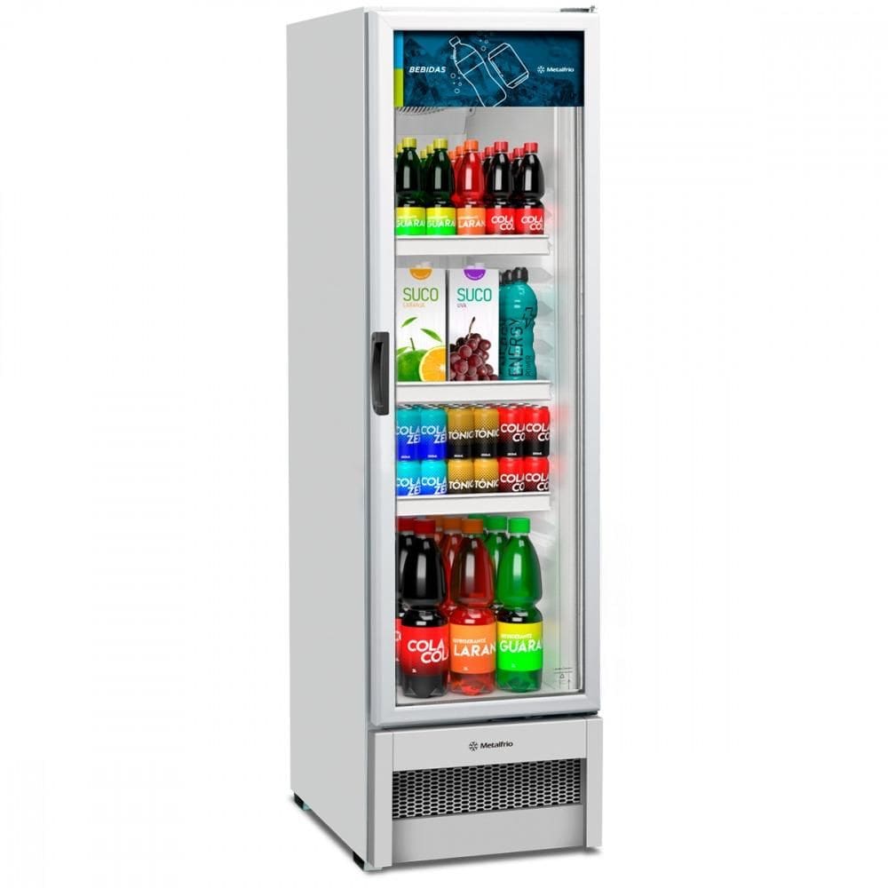 Expositor Refrigerado de Bebidas Metalfrio 326 Litros VB28R Branco - 220V