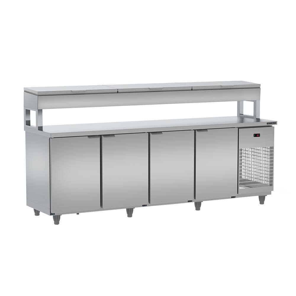 Balcão de Serviço Refrigerado Condimentador 2,50m, Bsrc 2500 - Refrimate