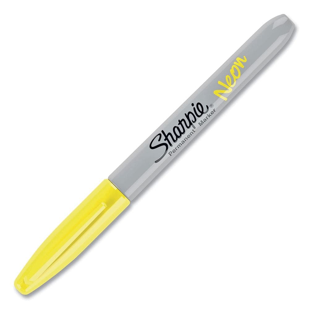 Marcador Sharpie Neon Yellow Fine Tip