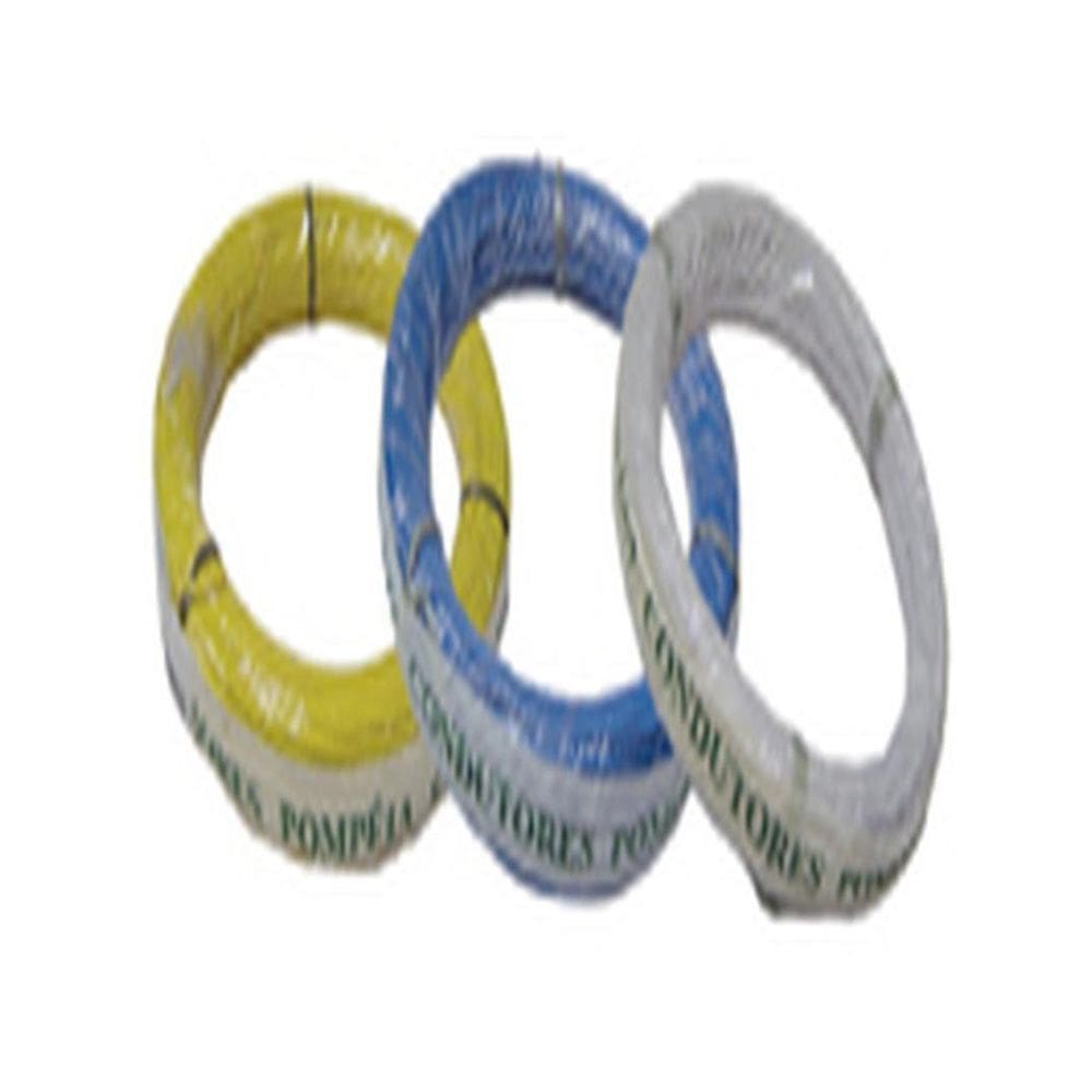 Fio Cabinho Auto Plastic Pompeia 1,00 Mm 300V Rolo Com...