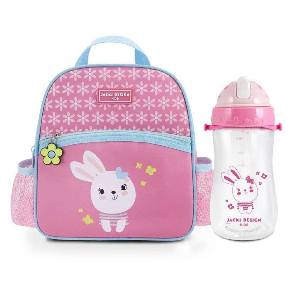 Kit Lancheira Térmica 4750ml Com Garrafa Infantil 460ml - Jacki Design Rosa